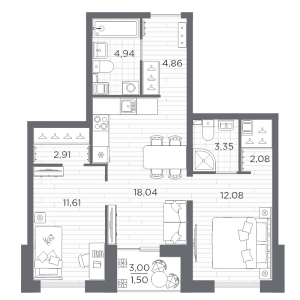 планировка, фото №1