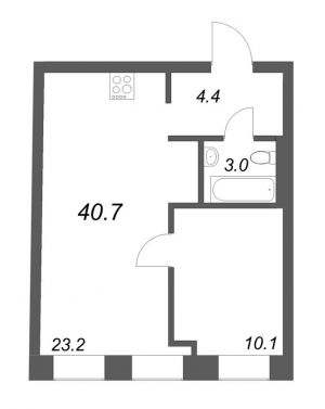 планировка, фото №1