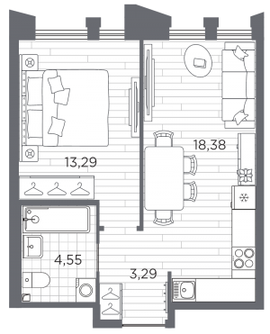 планировка, фото №1