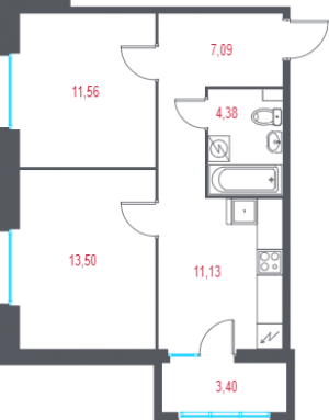 планировка, фото №1