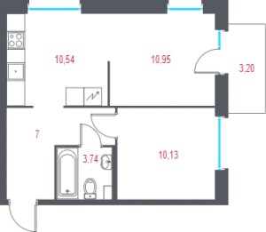 планировка, фото №1