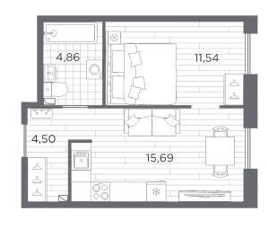 планировка, фото №1