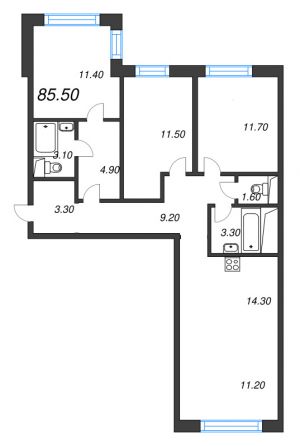 планировка, фото №1