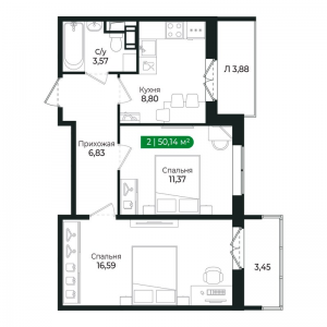 планировка, фото №1