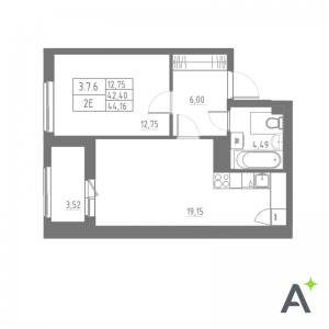 планировка, фото №1