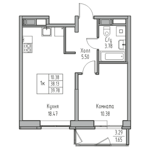 планировка, фото №1