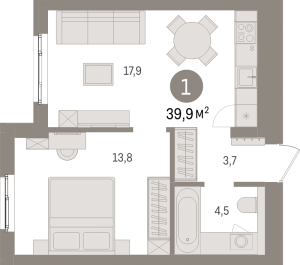 планировка, фото №1