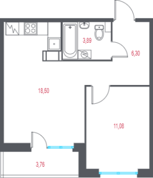 планировка, фото №1