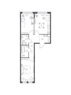 планировка, фото №1