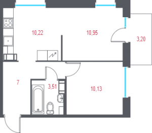 планировка, фото №1