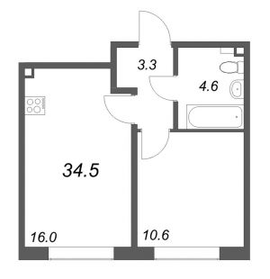 планировка, фото №1