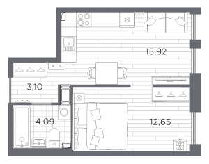 планировка, фото №1