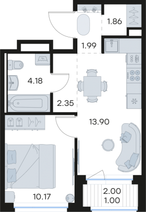 планировка, фото №1