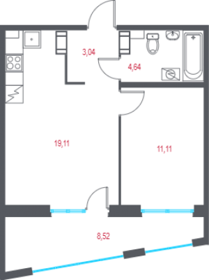 планировка, фото №1