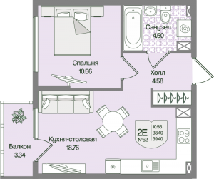 планировка, фото №1