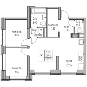 планировка, фото №1