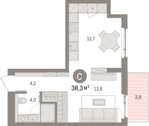 планировка, фото №1