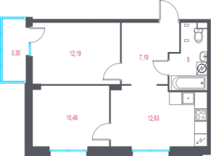 планировка, фото №1