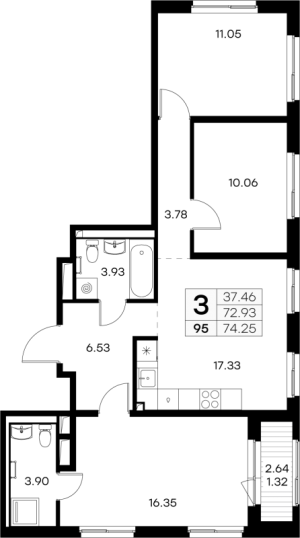 планировка, фото №1