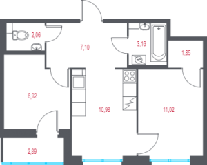 планировка, фото №1