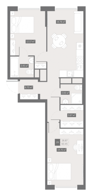 планировка, фото №1