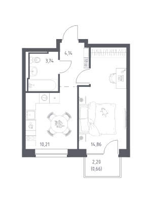 планировка, фото №1