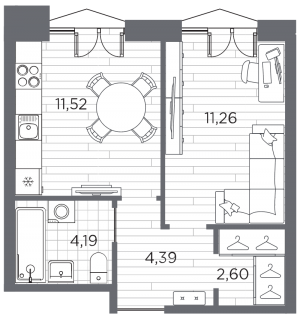 планировка, фото №1