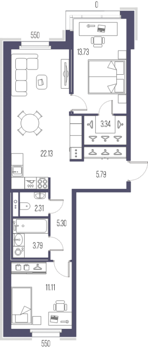 планировка, фото №1