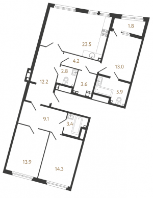 планировка, фото №1