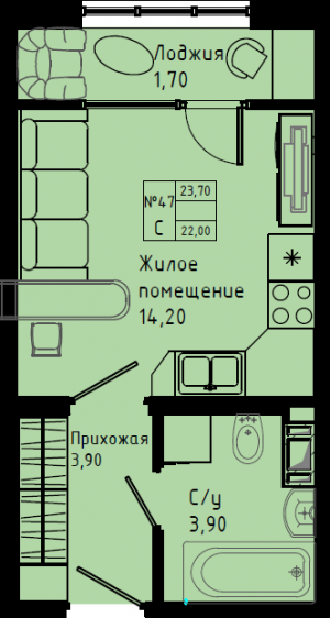 планировка, фото №1