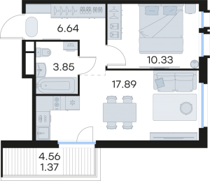 планировка, фото №1