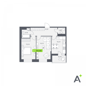 планировка, фото №1