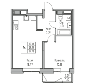 планировка, фото №1