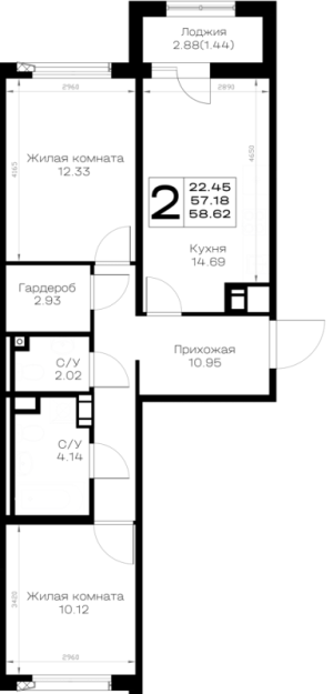 планировка, фото №1