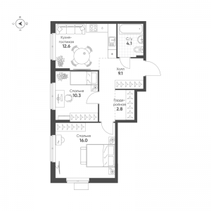 планировка, фото №1