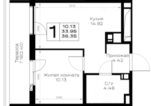 планировка, фото №1