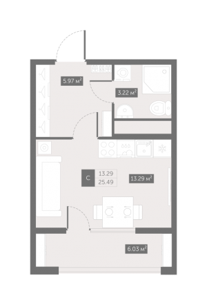 планировка, фото №1