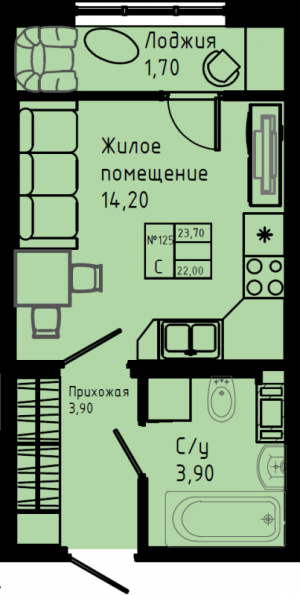 планировка, фото №1