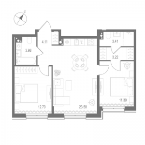 планировка, фото №1