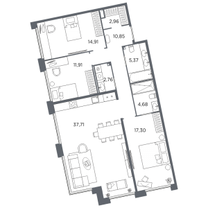 планировка, фото №1