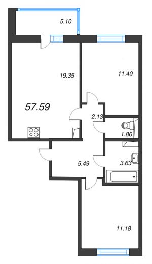 планировка, фото №1