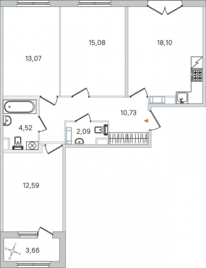 планировка, фото №1