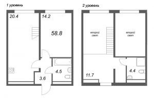 планировка, фото №1