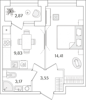 планировка, фото №1