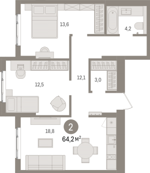 планировка, фото №1