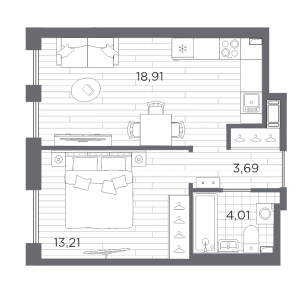 планировка, фото №1