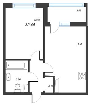 планировка, фото №1