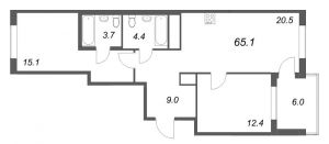 планировка, фото №1