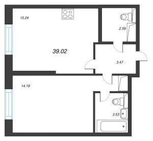 планировка, фото №1