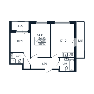 планировка, фото №1